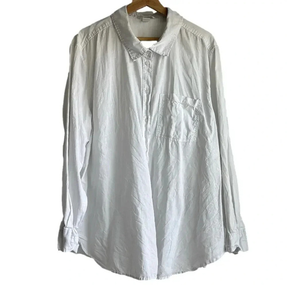 White Linen Shirt - Picture 1 of 3